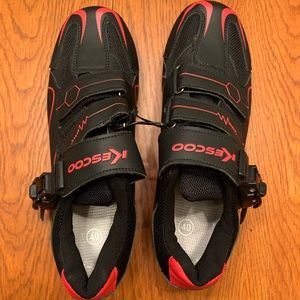Kescoo Unisex Cycling Shoes Compatible with pelaton Indoor Road Bike Shoes